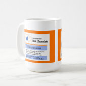 Tasse faite sur commande drôle de cacao de (Devant gauche)