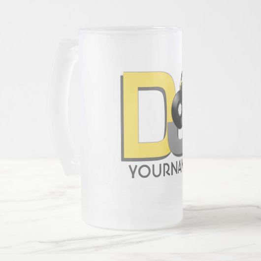 Tasse faite sur commande du DJ - choisissez le (Devant gauche)