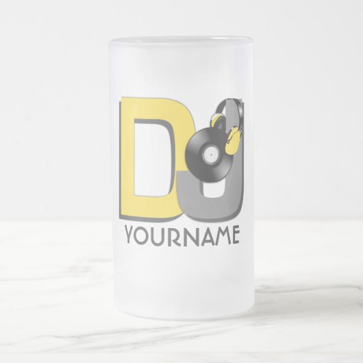 Tasse faite sur commande du DJ - choisissez le (Centre)