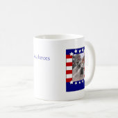 Tasse faite sur commande patriotique de photo de (Devant droit)