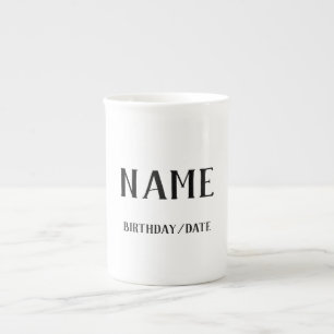 Tasse faite sur commande personnalisée