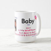 Tasse faite sur commande pour de nouveaux parents (Devant droit)