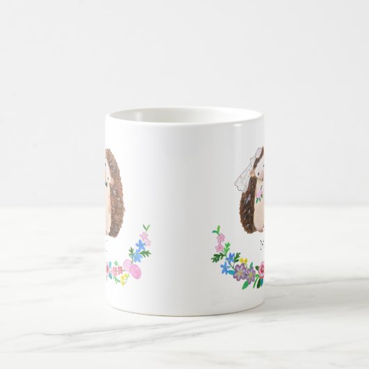Tasse faite sur commande unique de hérisson de (Centre)