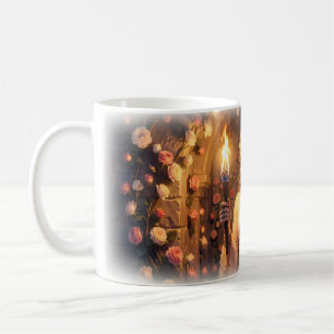 Tasse Fantasy Rose Garden Castle Porte-Torche