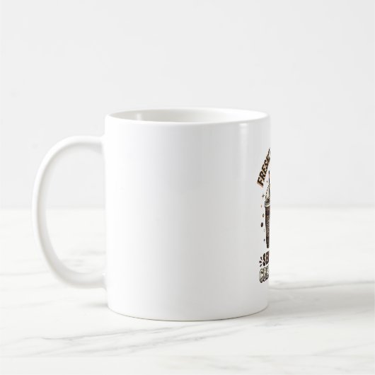 Tasse fantôme Halloween Café Fraîchement Infusé (Gauche)