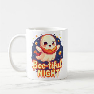 Tasse fantôme mignon de nuit magnifique Halloween