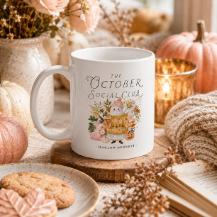 Tasse fantôme personnalisée du Club Social d'Octob