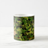 Tasse faon blanc camouflage personnalisé (Centre)