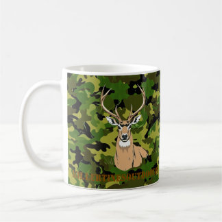 Tasse faon blanc camouflage personnalisé