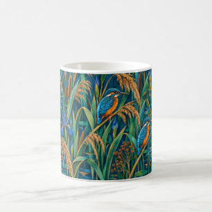 Tasse Faune et Flore Martin-Pêcheur et Roseaux Ble