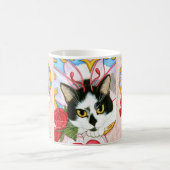 Tasse féerique d'art d'imaginaire de chat de (Centre)