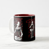 Tasse féerique de jour de Valentines de Sasha (Devant gauche)