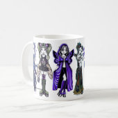 Tasse féerique gothique mignonne d'art (Devant gauche)