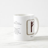 Tasse Fehu RuneStone 330 ml (Devant droit)