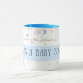 Tasse Félicitations C'est un Bébé Garçon (Centre)