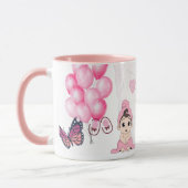 Tasse Félicitations C'est une Bébé Fille (Gauche)