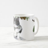 Tasse : Felix, le chat, campant en août (Devant droit)