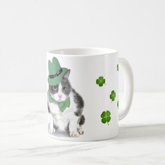 Tasse :  Felix, le chat, en mars (Devant droit)