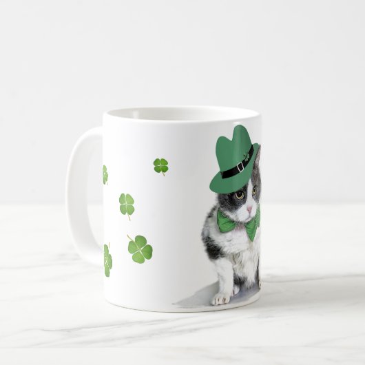 Tasse :  Felix, le chat, en mars (Devant gauche)