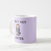 Tasse femelle de l'avocat du monde de pixel la (Devant gauche)