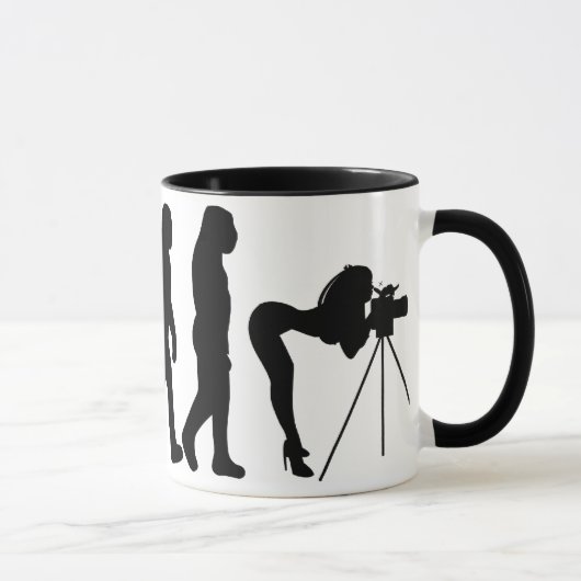 Tasse femelle d'évolution de photographe (Droite)