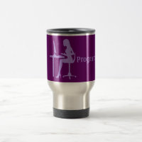 Tasse femelle personnalisable de programmeur de