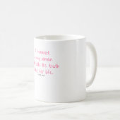 Tasse féministe de la Virginie Woolf (Devant droit)