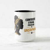 Tasse Femme Inarrêtable / Cadeau d'autonomisation  (Centre)
