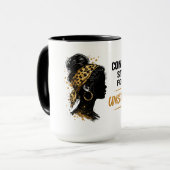 Tasse Femme Inarrêtable / Cadeau d'autonomisation  (Devant gauche)