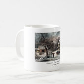 Tasse - ferme américaine : Hiver (Devant gauche)
