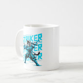 Tasse Féroce Samouraï Chat Buteur (Devant gauche)