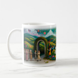 Tasse Fête de l'Arbre de Mai Joie et Danseurs de P