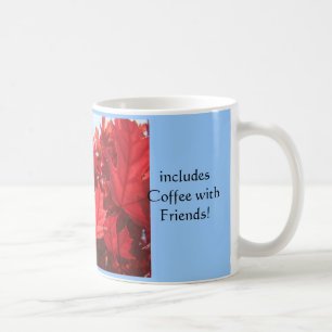 Tasse Feuilles d'Automne Rouge Meilleure Journée C