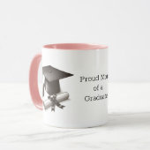 Tasse Fière Maman d'un Diplômé (Devant gauche)