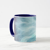 Tasse Fille Abstraite avec Cheveux Flottants (Devant gauche)