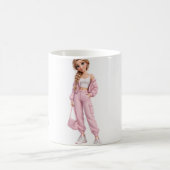 Tasse Fille de Mode Rose (Centre)
