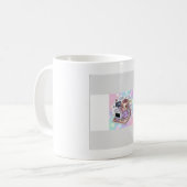 Tasse Fille Programmeuse Kawaii | LE CODE EST L'AM (Devant gauche)