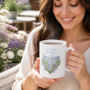 Tasse Fille qui aime les libellules