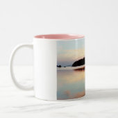 Tasse finlandaise de coucher du soleil d'île (Gauche)