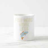 Tasse Fish More Work Less | PNW Mountain Tee (Centre)