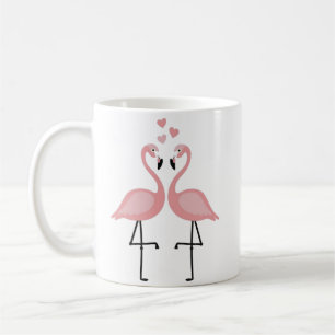 Tasse Flamants Roses en amour