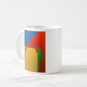 Tasse : "Flaque de couleur " (Devant gauche)