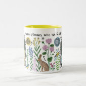 Tasse Fleur Animal de Champ Féminin | Mug (Centre)