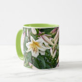 Tasse Fleur Blanche Lily (Devant gauche)