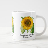 Tasse Fleur cadeau de la grande coupe Jumbo (Droite)