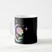 Tasse Fleur Celeste Rose Croissant Pastel Lune (Devant gauche)