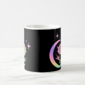 Tasse Fleur Celeste Rose Croissant Pastel Lune (Centre)