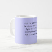 Tasse - fleur d'Anais Nin (Devant gauche)