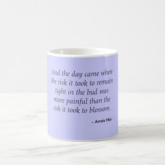 Tasse - fleur d'Anais Nin (Centre)