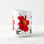 Tasse Fleur de Dahlia Rouge (Centre)